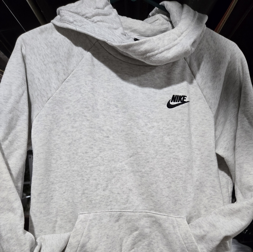 Nike womens Light Gray Hoodie